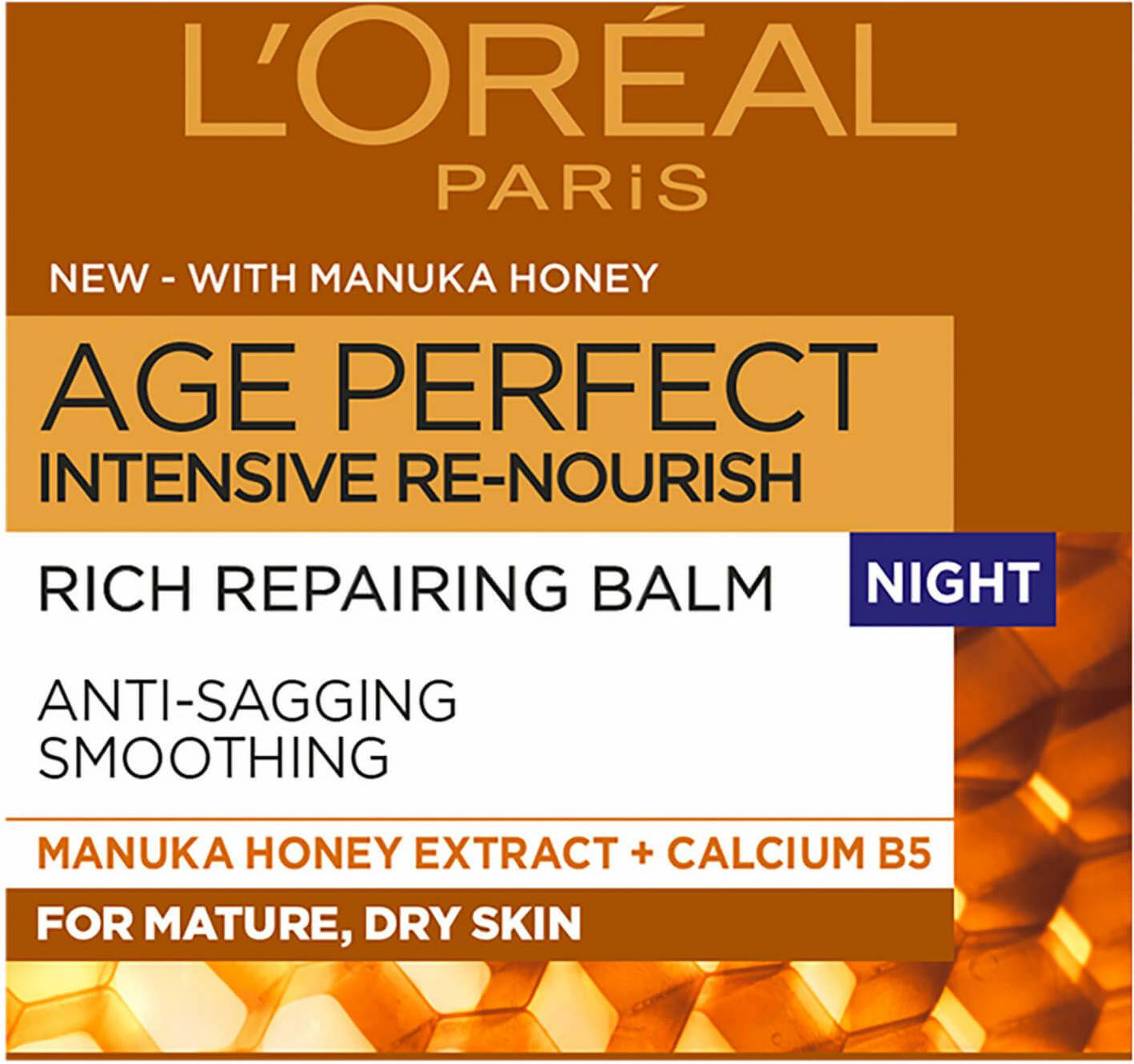 Primor L'Oréal Age Perfect Intensive Renourish Manuka HoneyNight Cream 50ml L'Oréal Age Perfect Intensive Renourish Manuka Honey