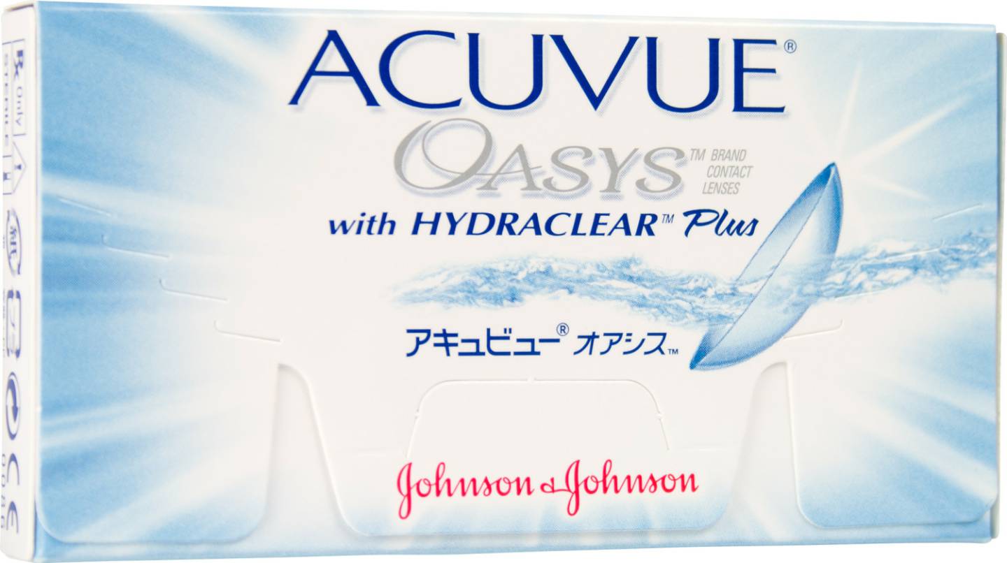 Johnson & Johnson Acuvue Oasys with Hydraclear Plus (6 uds.) Primor Johnson & Johnson Acuvue Oasys with Hydraclear Plus (6 uds.)-0,75